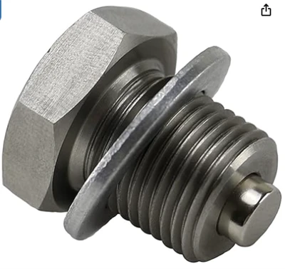 M14 x 1,25 mm rostfritt stål magnetmotoroljeavloppskontakt