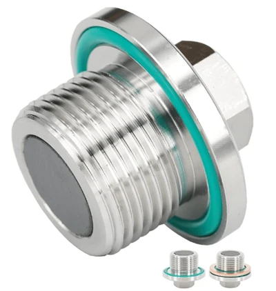 M22X1.5 Magnetisk transmission i rostfritt stål\/fram och bakre differentiell oljeavlopp