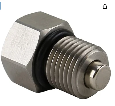 Rostfritt stål Neodym Magnetic Oil Drain Plug för Harley Davidson\/Buell